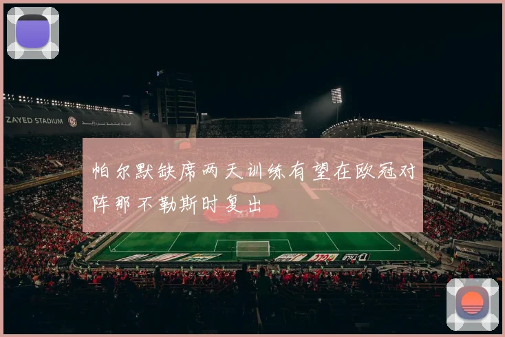 帕尔默缺席两天训练有望在欧冠对阵那不勒斯时复出